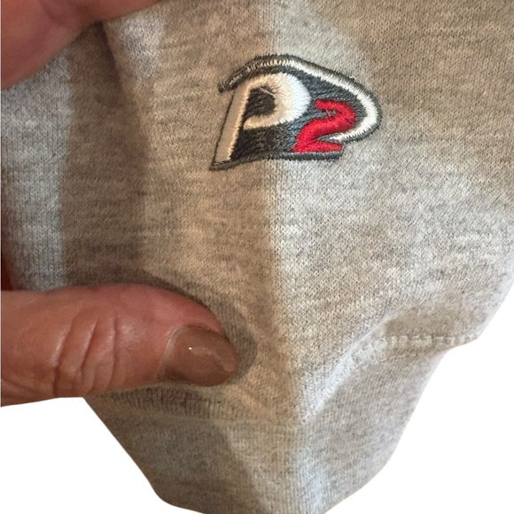 R2 Gray Hoodie with Tiger and Tiger Head Graphic - Picture 5 of 6